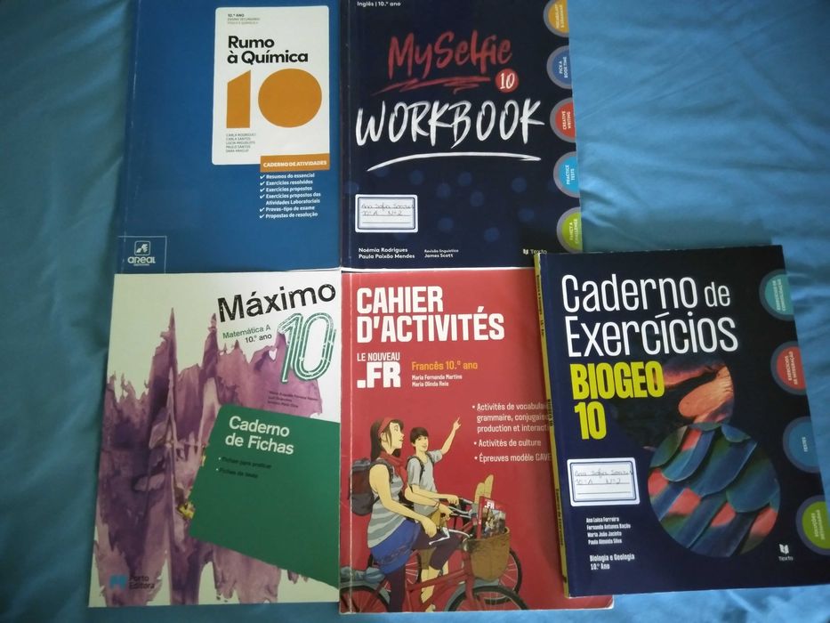 Cadernos de atividades do 10⁰ Ano