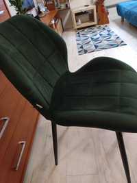 Sprzedam krzesło tapicerowane butelkowa zieleń