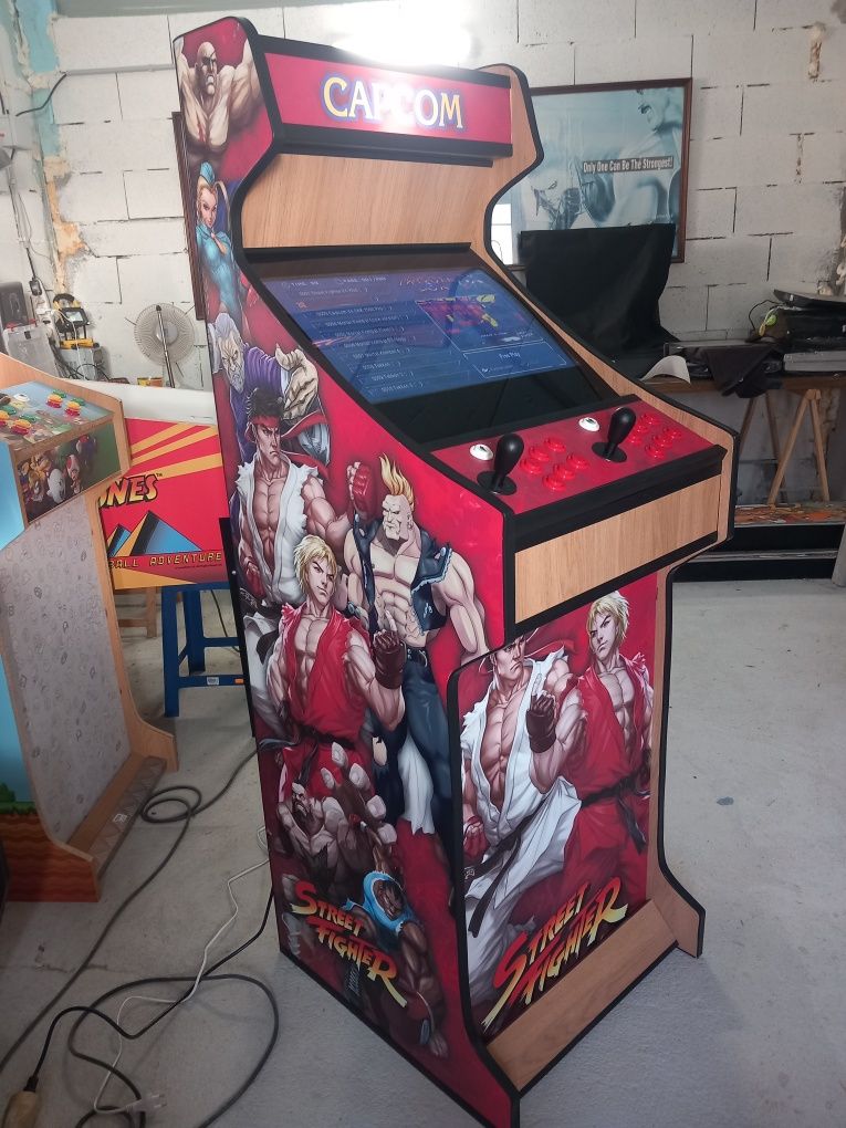 Arcade tema street fighter