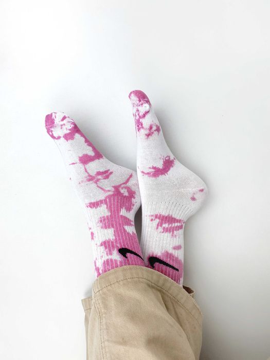 Високі шкарпетки tie-dye nike жіночі розмір 35-39