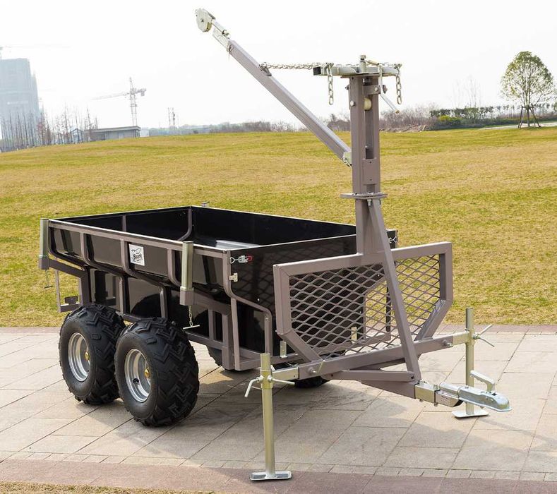 Самосвал Причіп для квадроцикла SHARK ATV TRAILER WOOD 1500 кг прицеп