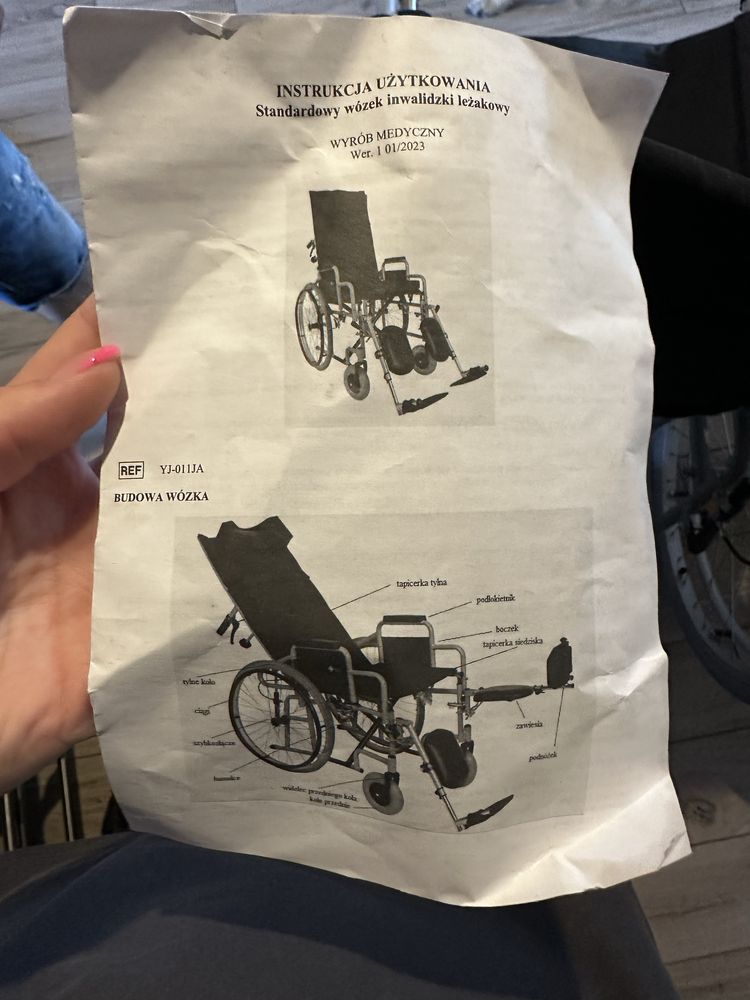 Wózek inwalidzki