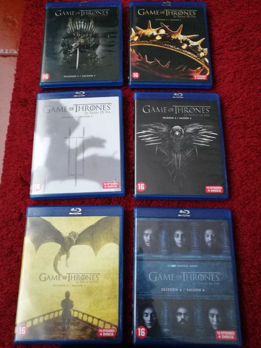 Saga  A Guerra dos Tronos de 1 a 6 temporada