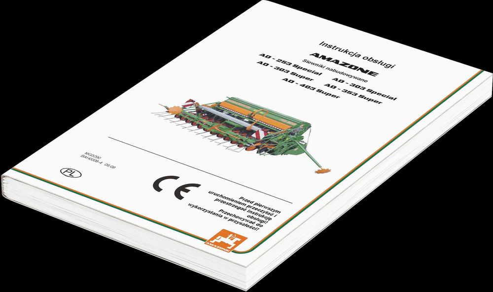 Amazone Instrukcja obsługi PL AD 303 ad 403 Super 253 special