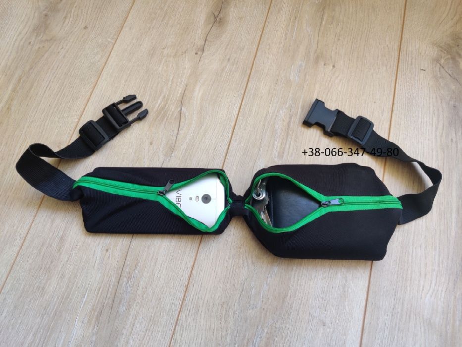 099 Спортивная маленькая бананка на пояс сумка для спорта унисекс