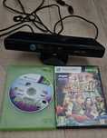 Kinect xbox 360 plus 2 gry