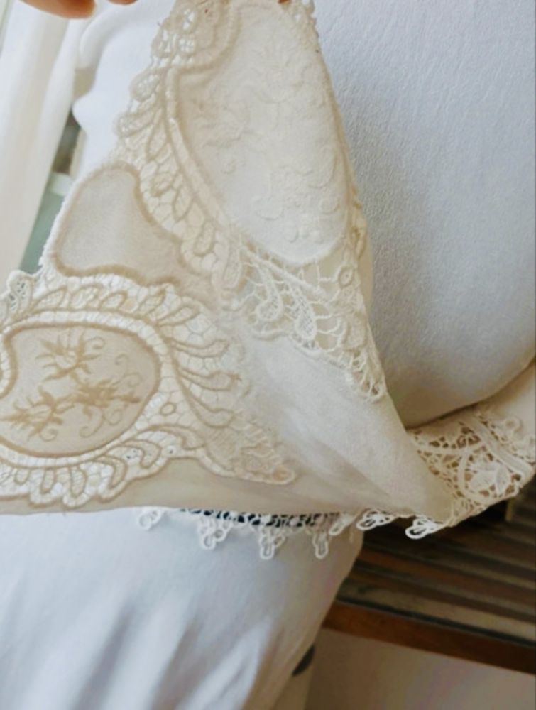 Sukienka ecru w stylu  Boho bawelna roz XS firma H&M