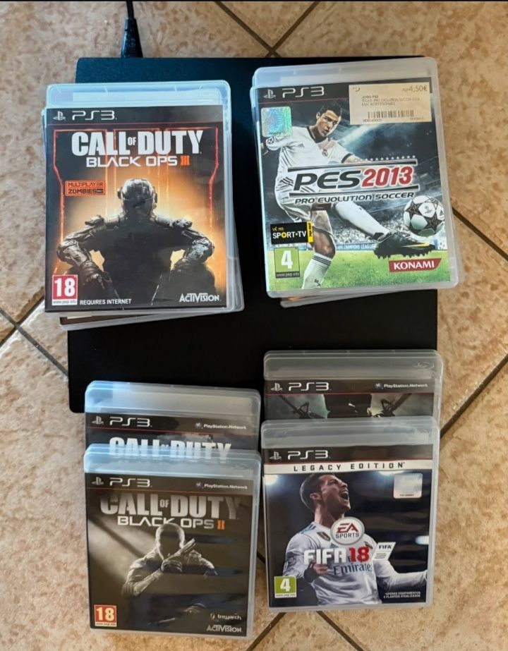 PlayStation 3 Slim + 10 Jogos