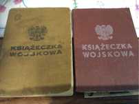 Książeczka wojskowa ,militaria,Wojsko Polskie,dokument,pamiatka