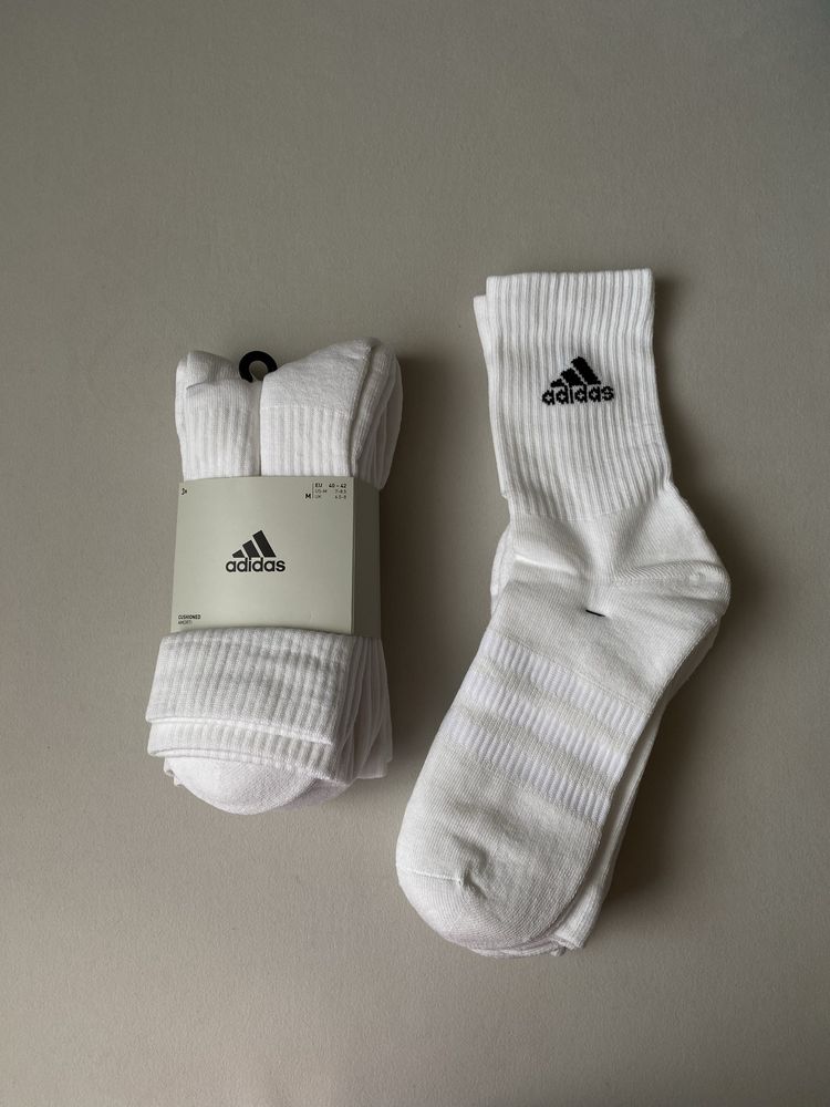 Оригінальні шкарпетки Adidas | Набори по 3 пари | В наявності!