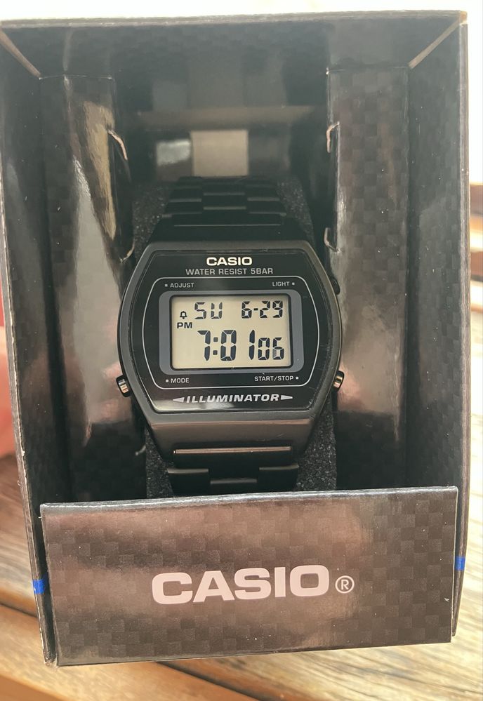 Relógio Casio Preto - B640WB
