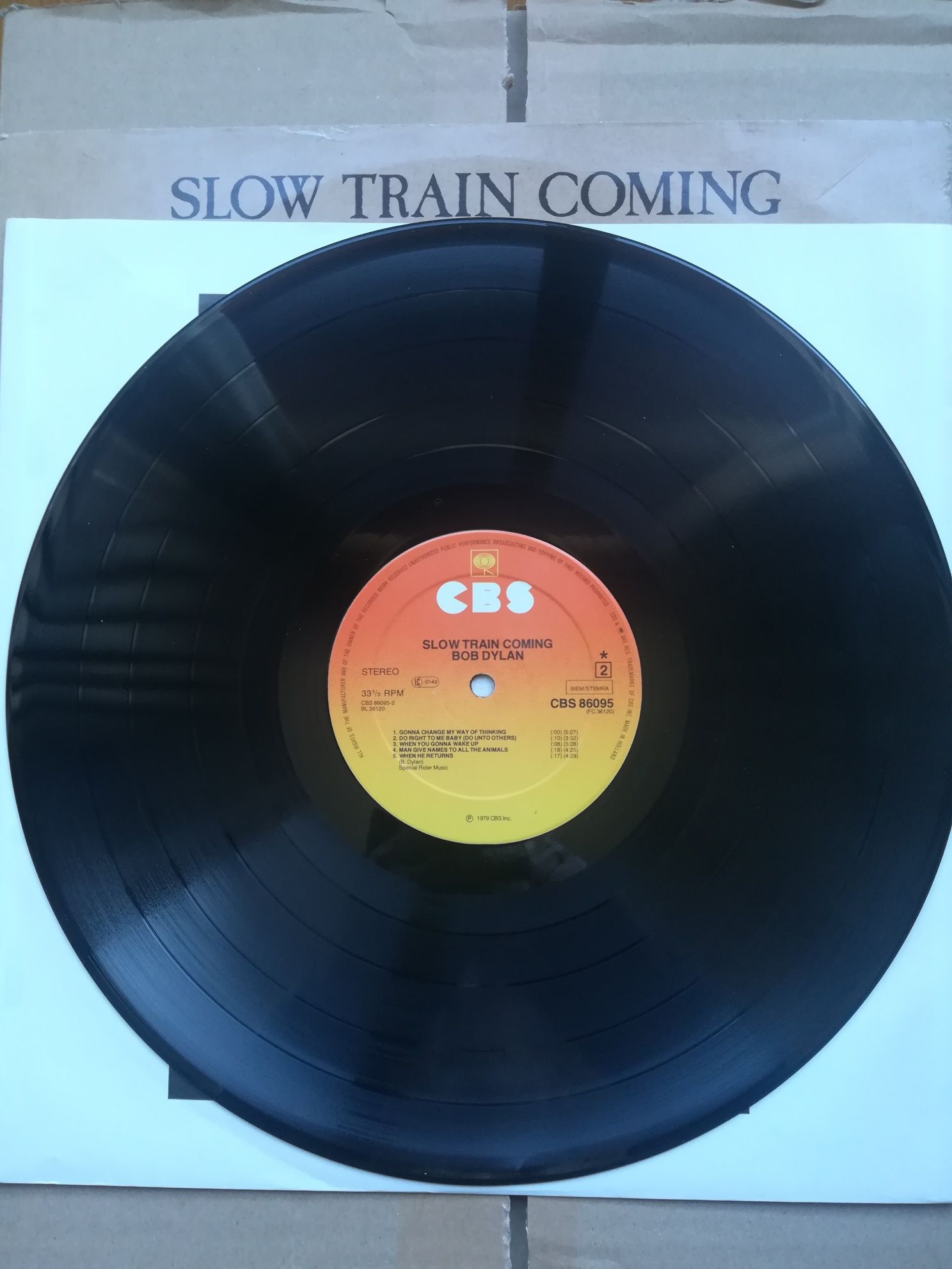 LP vinil - Bob Dylan - Slow Train Coming