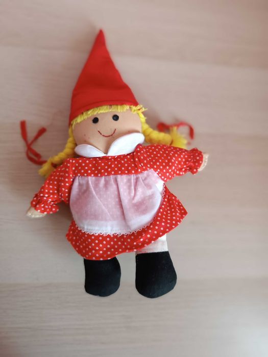 Maskotka świąteczna skrzat  laleczka lalka 33 cm