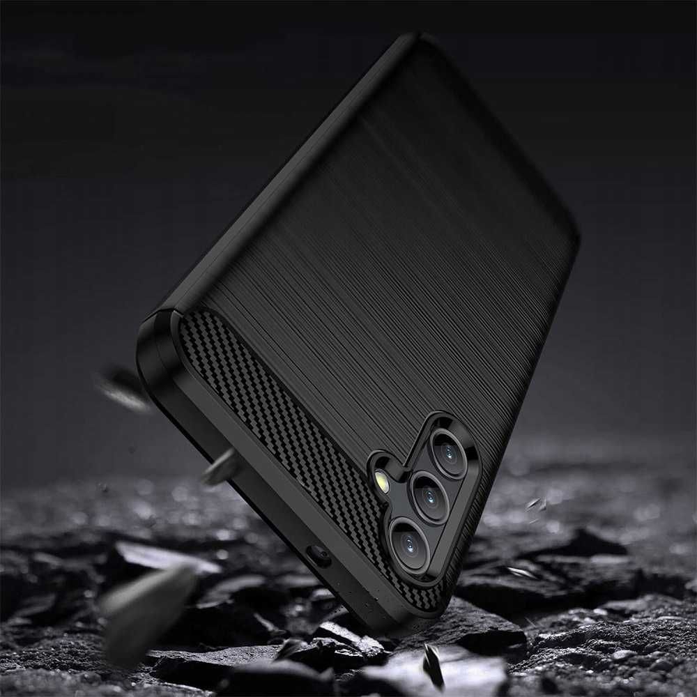 Etui Carbon do Samsung Galaxy S23 FE + Szkło Hartowane