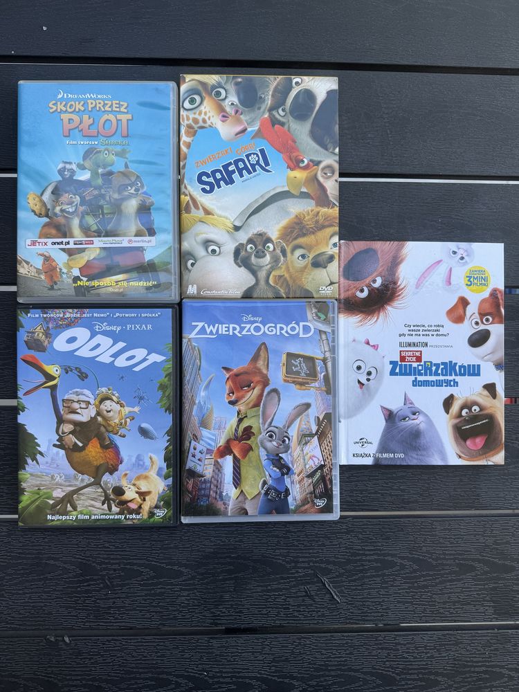 Skok przez płot Odlot Safari Zwierzogród dvd