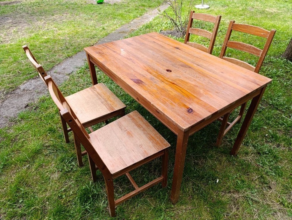 Stół i krzesła ikea jokkomokk