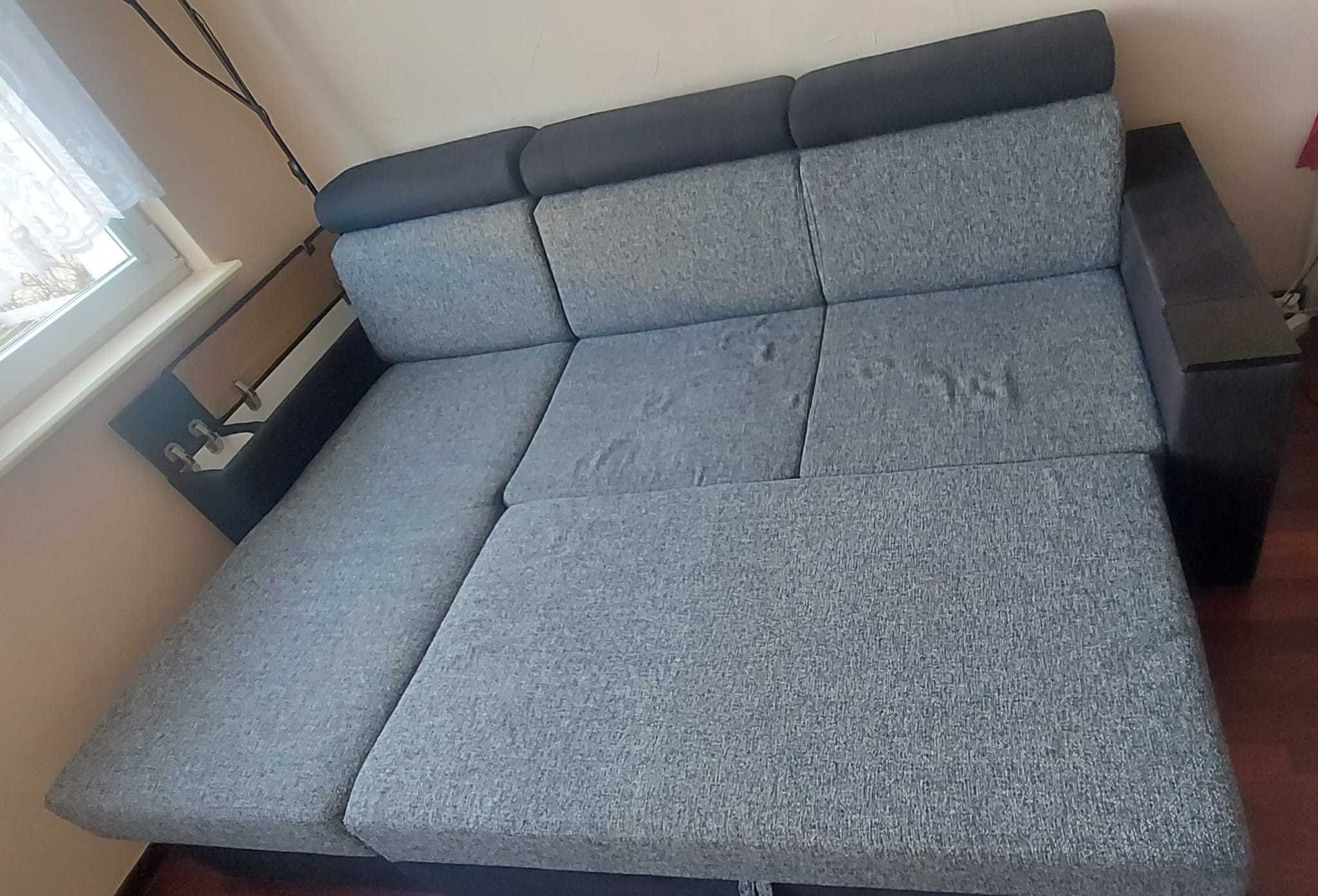 narożnik z funkcją spania