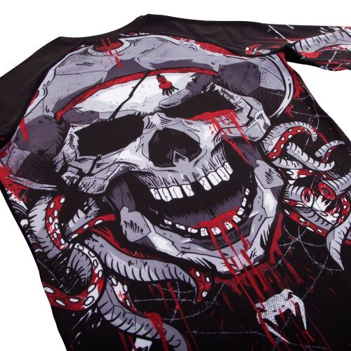 РАШГАРД Термуха Venum Pirate 3.0 Rashguard LONG SLEEVES BLACK RED