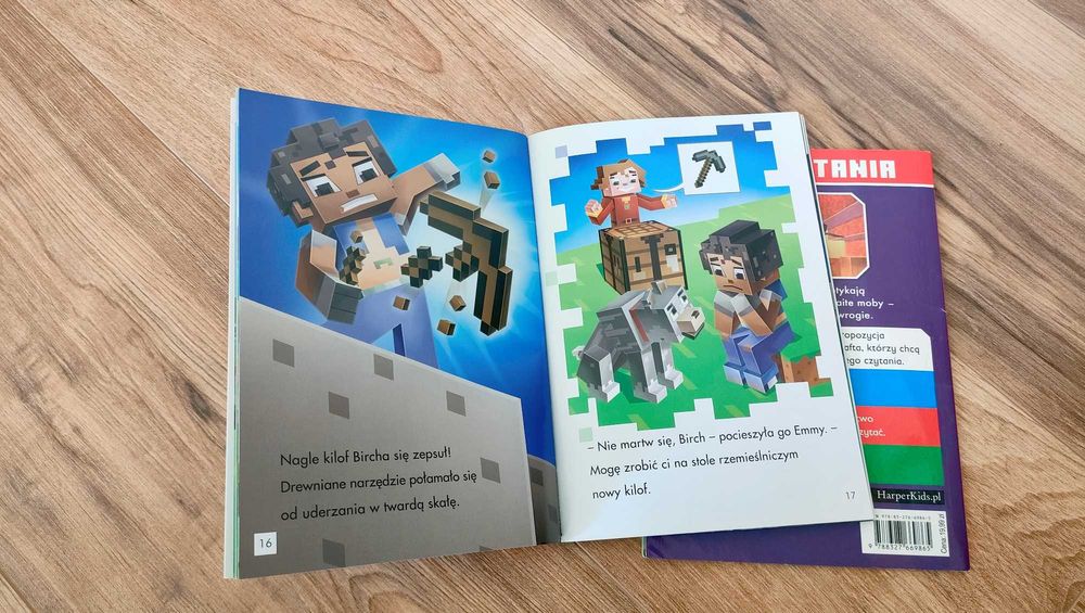 Minecraft Tryb czytania Górskie wyzwanie i Moby w świecie podstawowym
