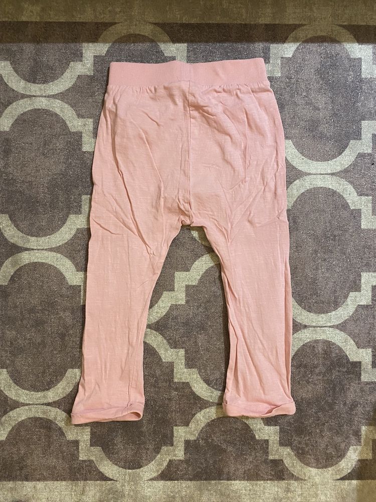 Spodnie H&M rozm 92 cm różowe