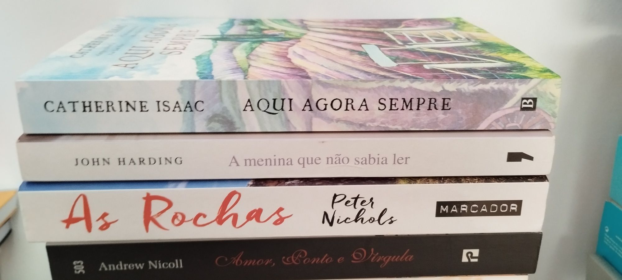 Livros variados como novos