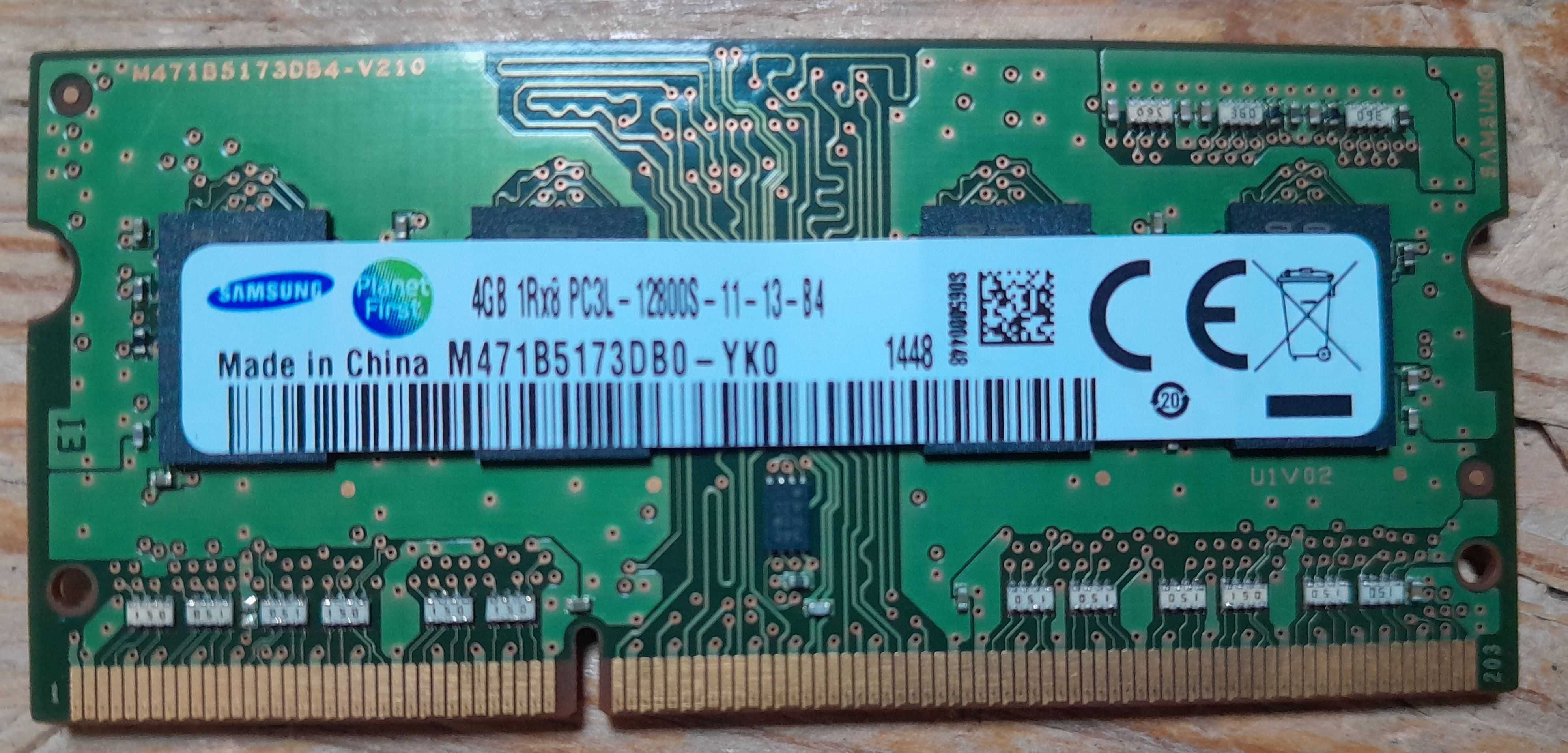 Pamięć RAM 4GB DDR3 1600MHz SODIMM do Laptopa, cena za 2 szt.