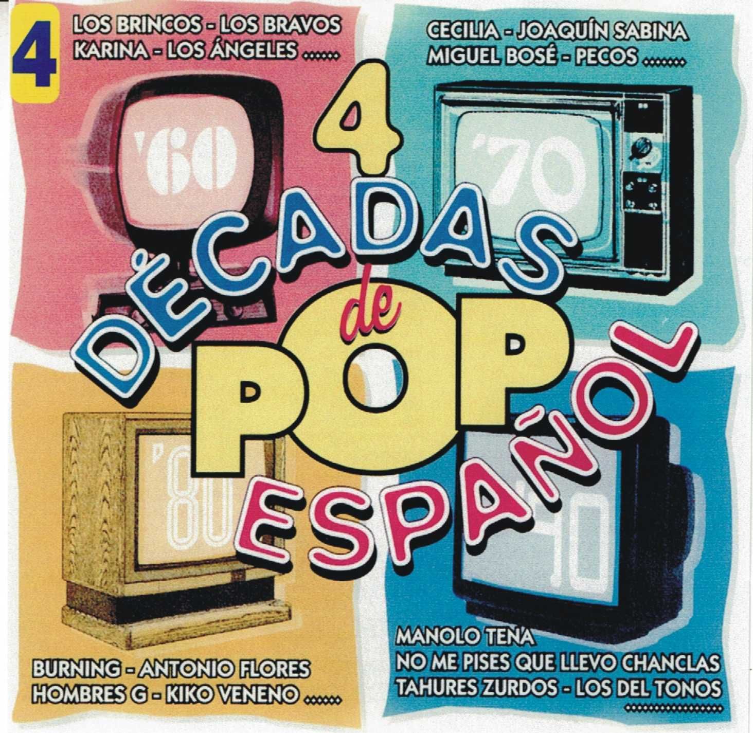 4 Décadas De Pop Español - CD 4 - 1999