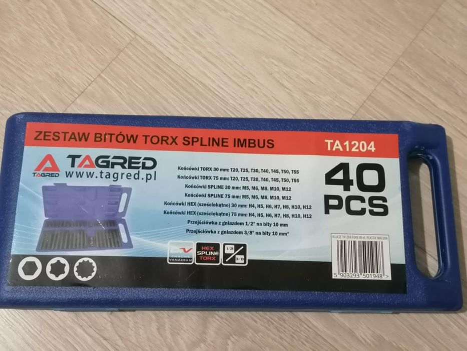 Zestaw narzędzi klucze TAGRED