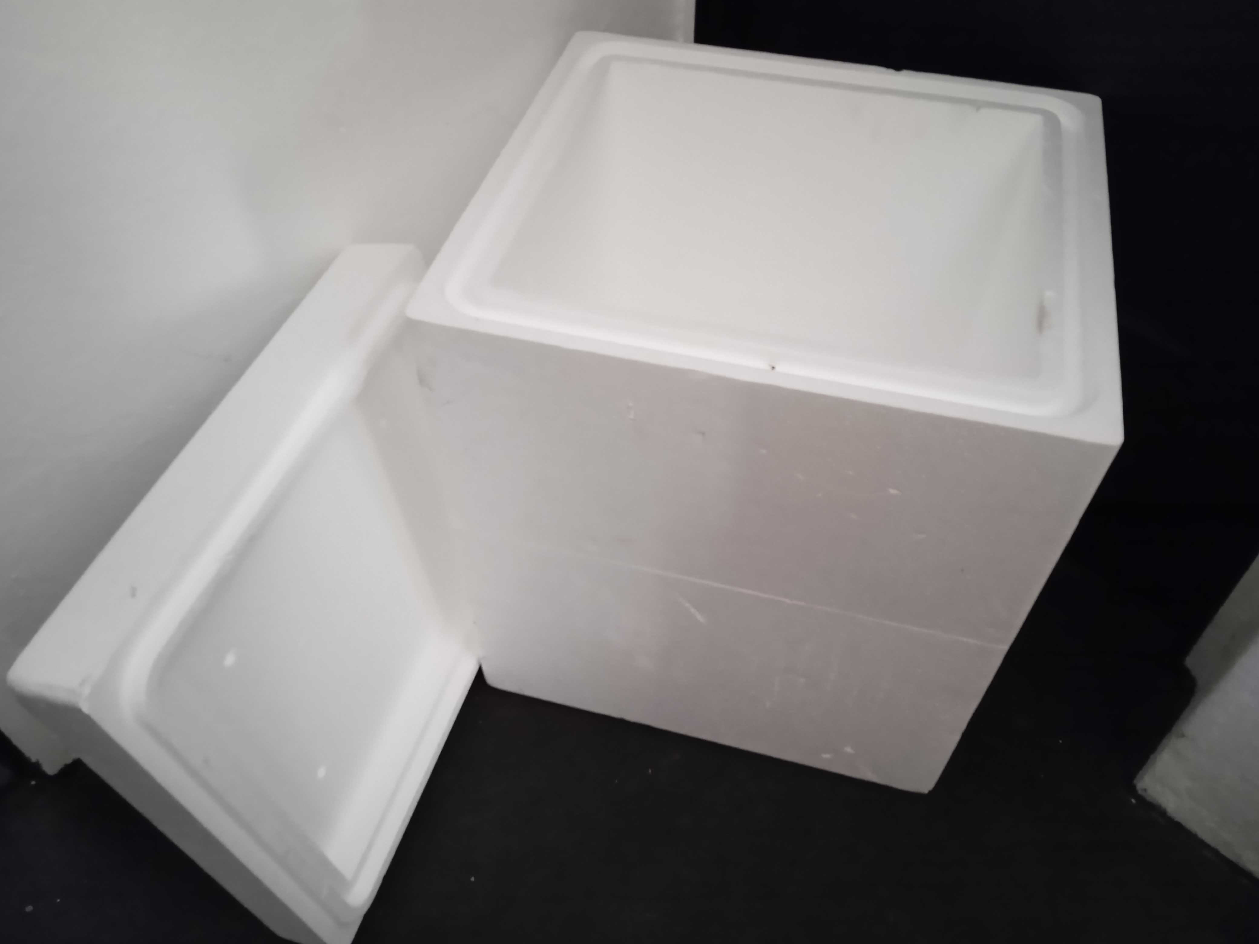 Duży termobox lodówka ciepłe pojemnik transportowy 70x50x55 gruby 6cm