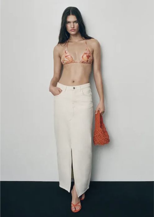 Спідниця денім максі Mango