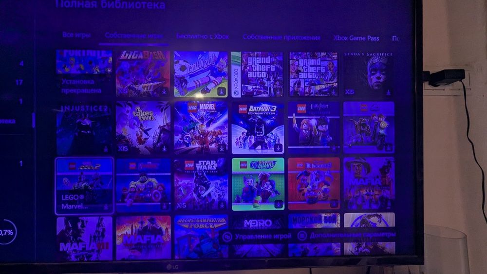 Xbox series S 2 джостіка + колекція ігор