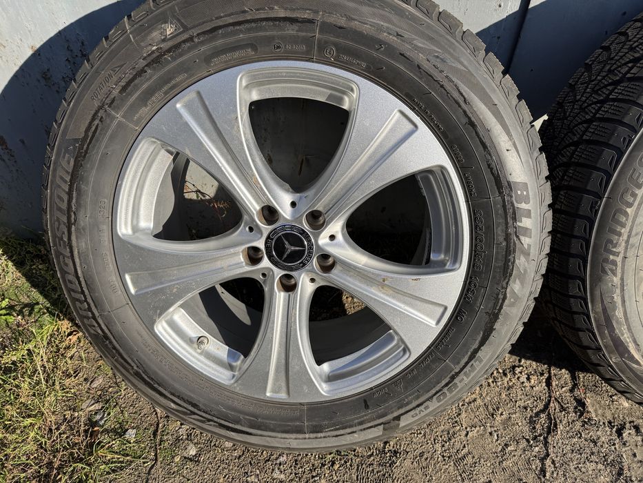 Диски mercedes с резиной bridgestone