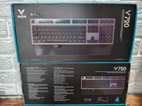 Rapoo V720 ігрова механічна клавиатура RGB чорні свічі