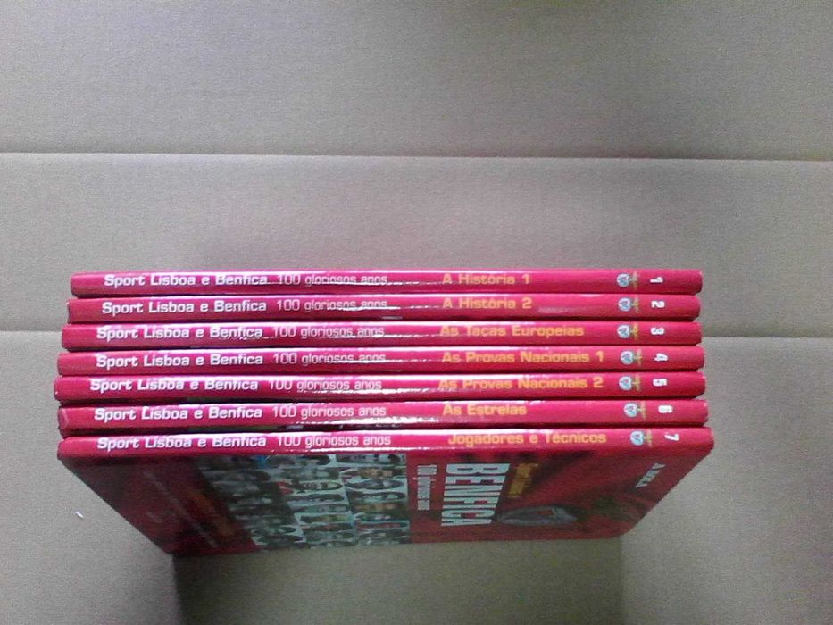 Sport Lisboa e Benfica 100 gloriosos anos - 7  volumes