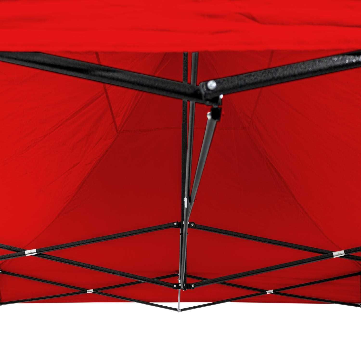 Tenda 3x3m Vermelha impermeável e resistente a raios UV