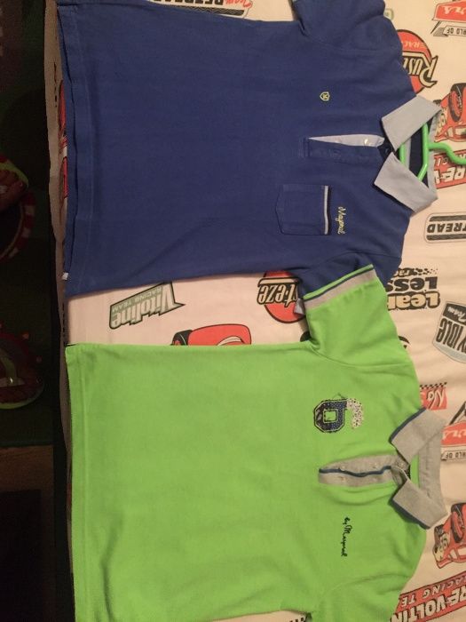 5 polos menino 8 anos Vendido azul Mayoral e vermelho
