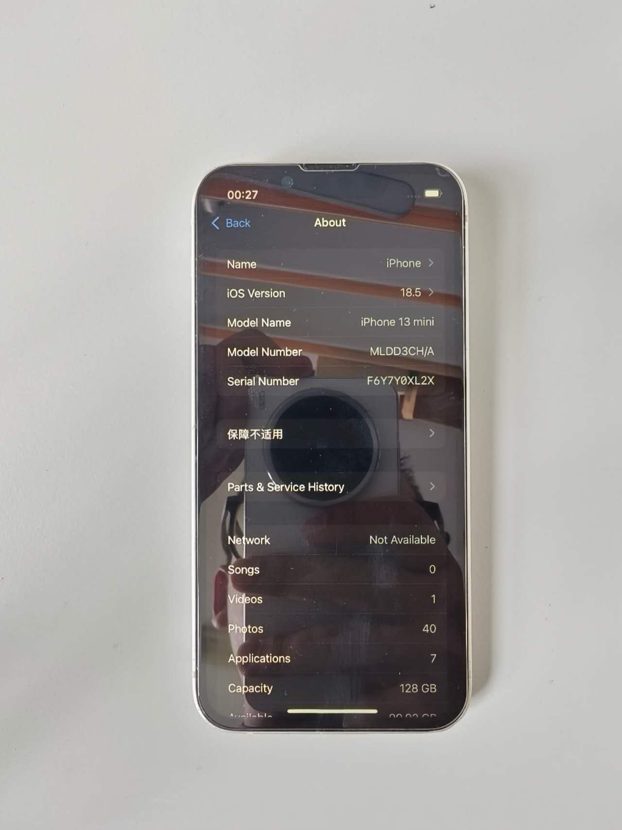 iPhone 13mini branco 128GB