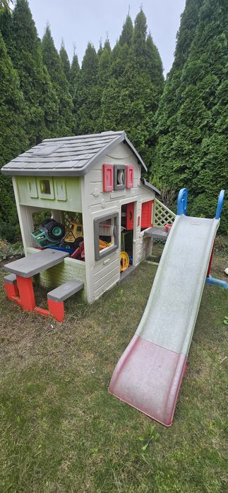 Plac zabaw, domek , zabawki dla dzieci. Duzy zestaw .
