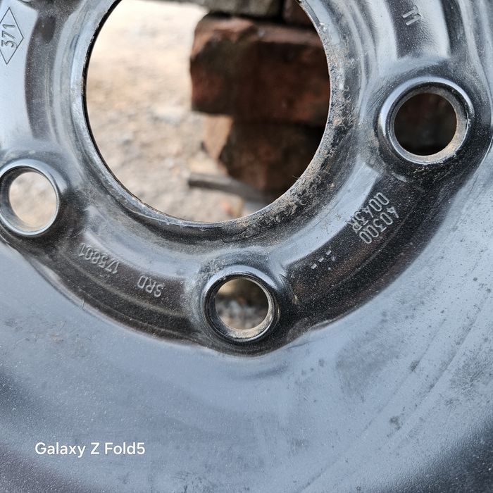 Koło dojazdowe 135/80/17 Dacia Nissan Renault 5x114,3 ET36