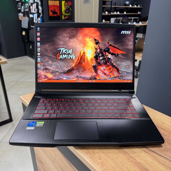 Ігровий MSI Thin - 144 Гц/i5 12450H 8 ядер/RTX 4060 8 GB/16 GB