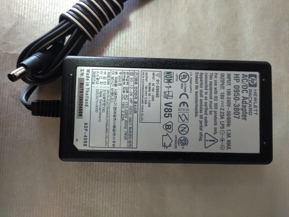 Carregador HP 0 9 5 0 - 3 8 0 7 - Original