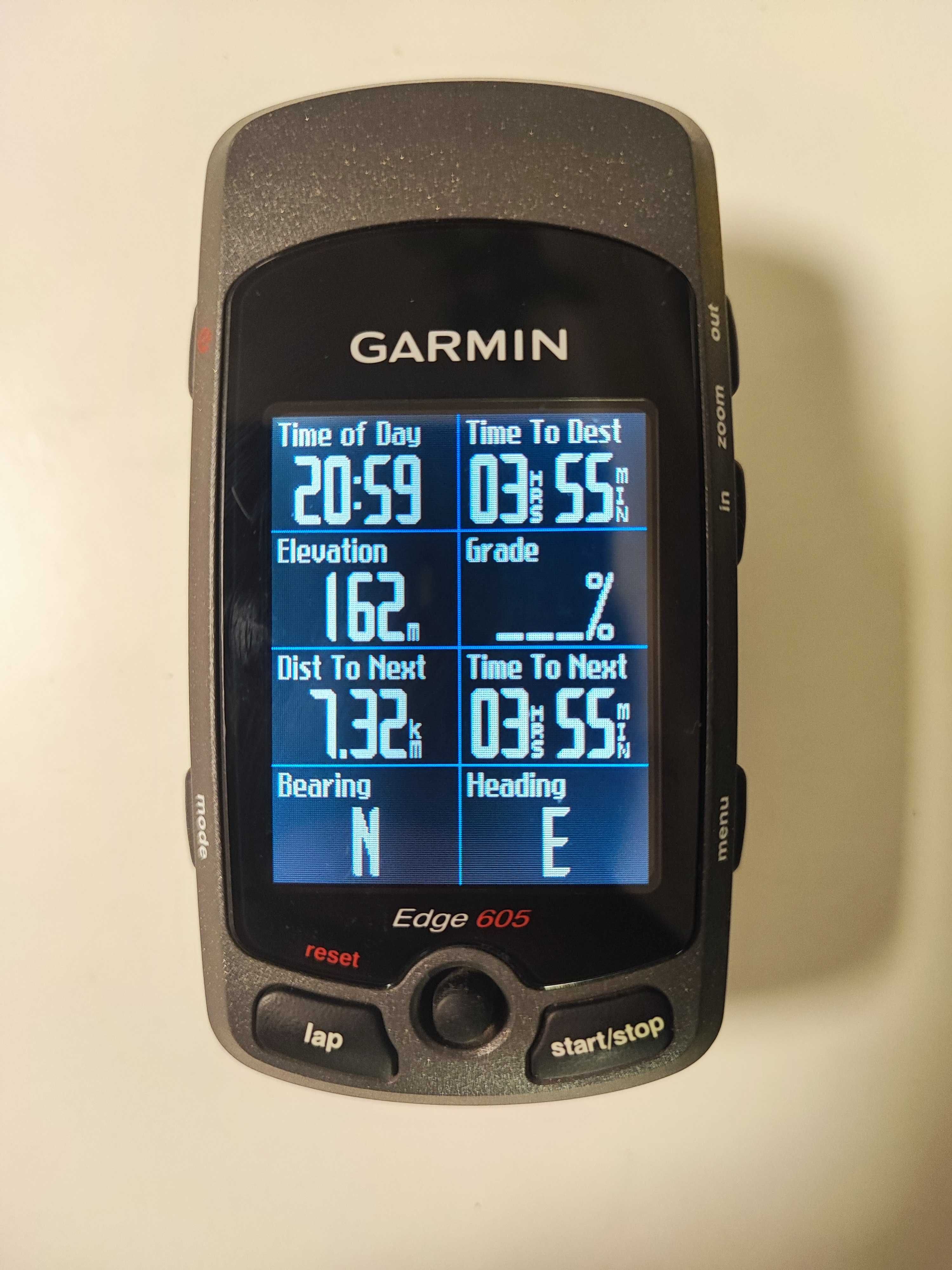 Велокомпьютер Garmin Edge 605 с GPS приемником, отличное состояние