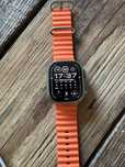 Apple Watch Ultra 2 Tytan Orange Ocean Band