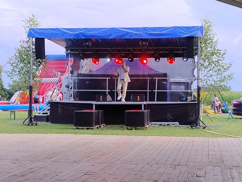 Scena nagłośnienie dj ławostoły namioty