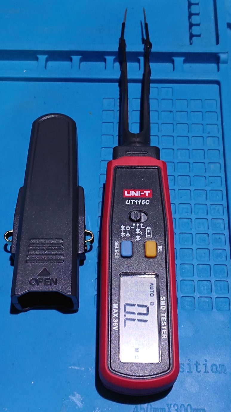 UNI-T UT116C пінцет-мультіметр, вимірювання стабілітронів і не тільки.