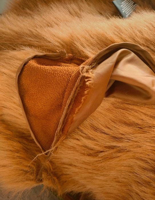 Sztuczny kożuch w stylu vintage