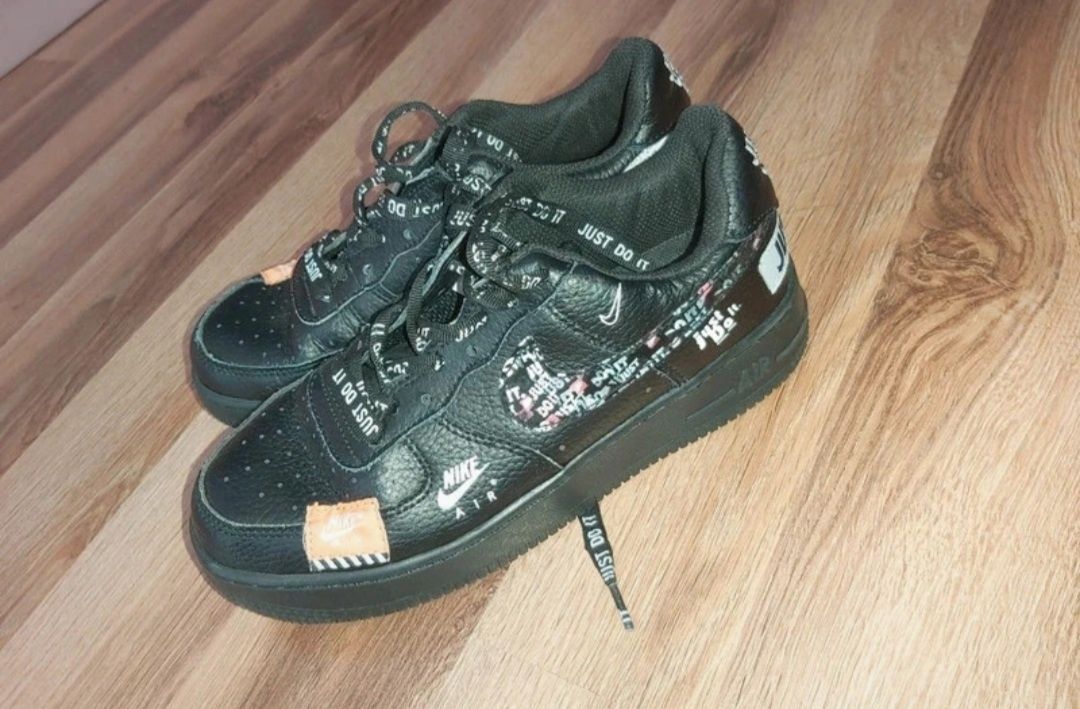 Buty Nike Air Force Just Do It Czarne