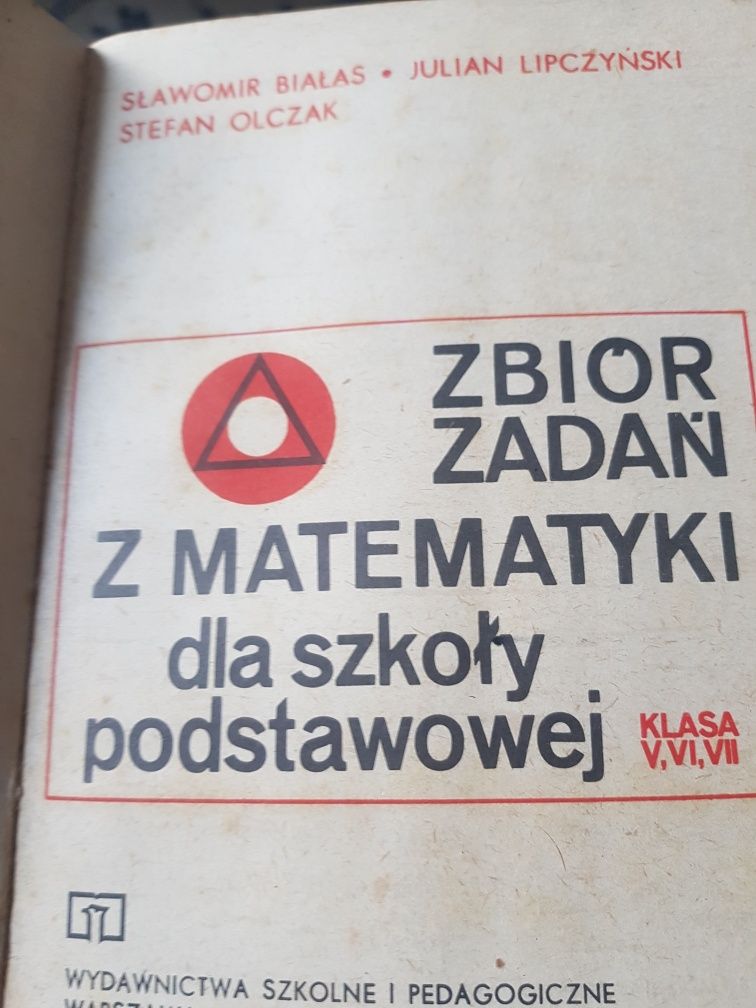 zbiór zadań z matematyki  dla szkoły podstawowej  Białas