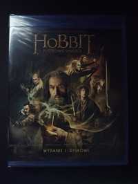 BLU-RAY Hobbit: Pustkowie Smauga, Tolkien, film BR (nowy)  dubbing PL