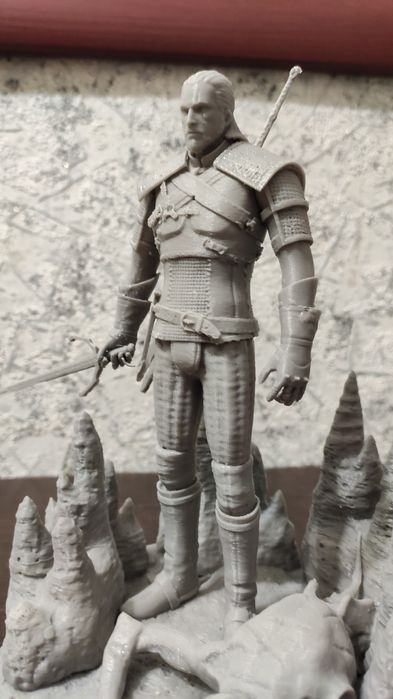 Фигурка Ведьмак The Witcher Геральт Geralt 21см